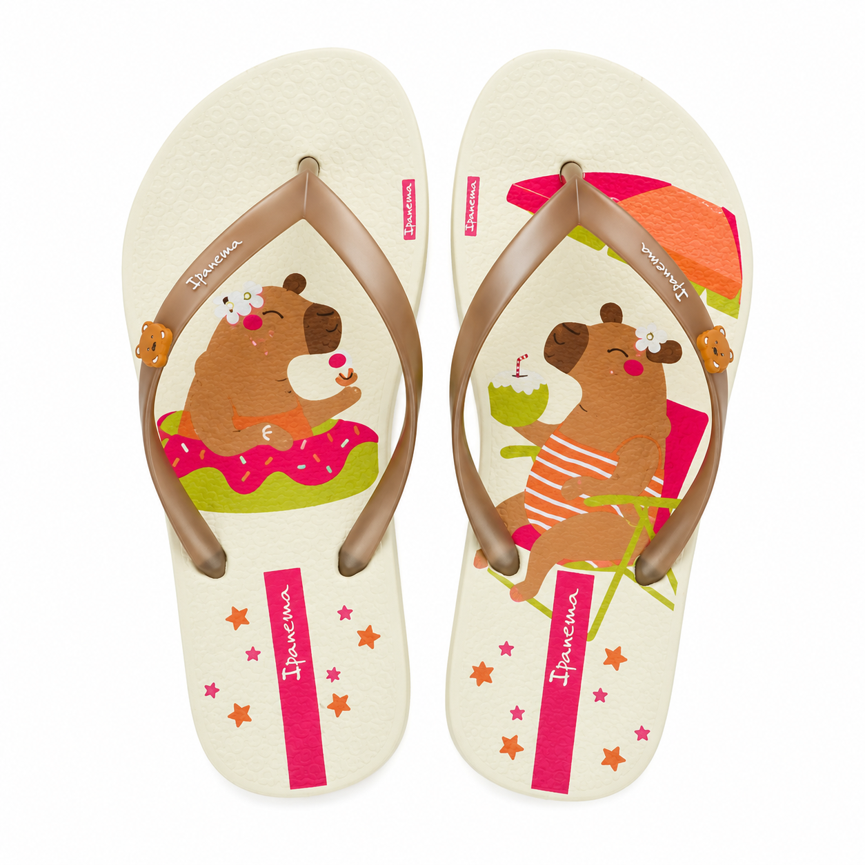 IPANEMA HYPE INF - BEIGE/GLITTER BROWN