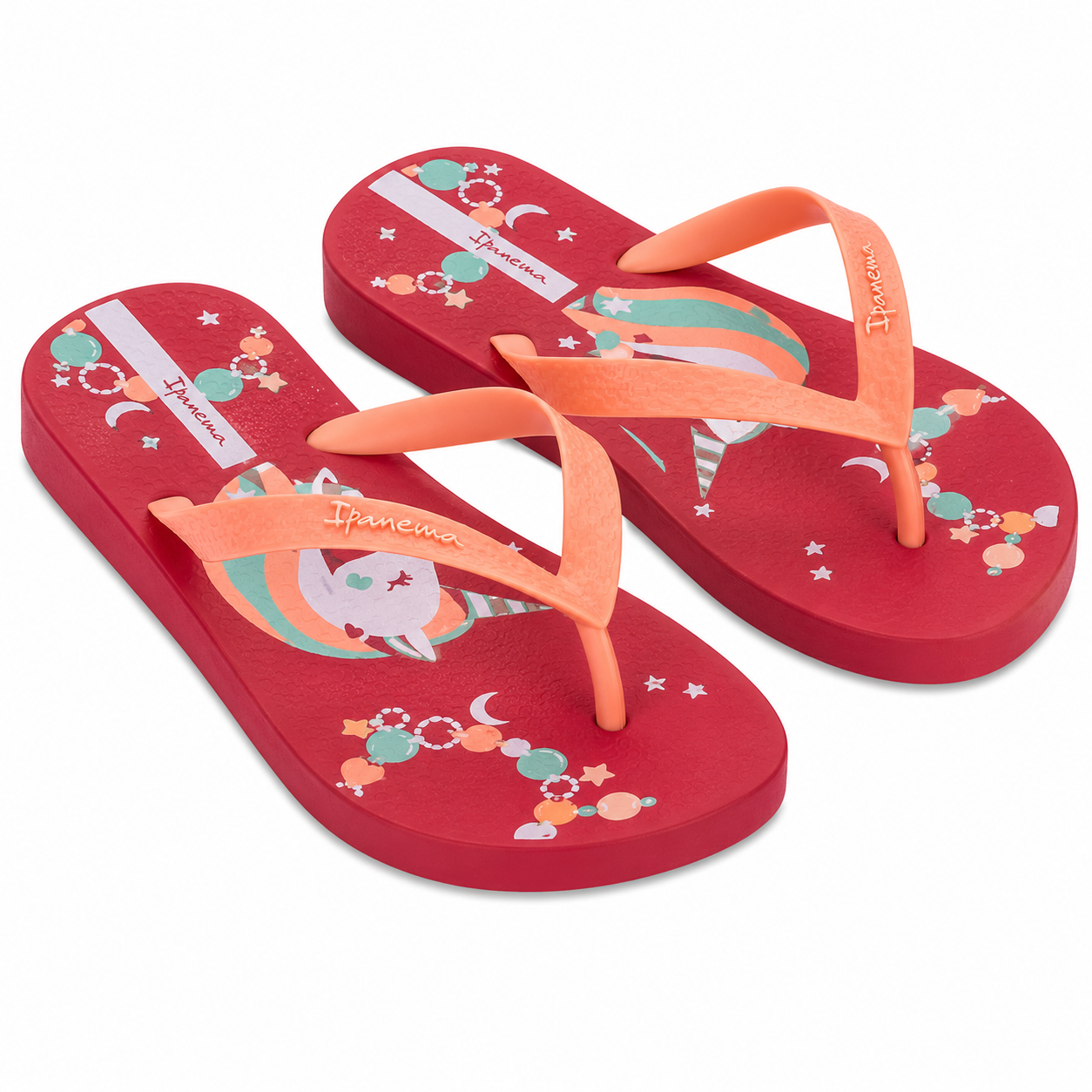 IPANEMA FANTASIA KIDS - PINK/FLUORESCENT PINK/GREEN