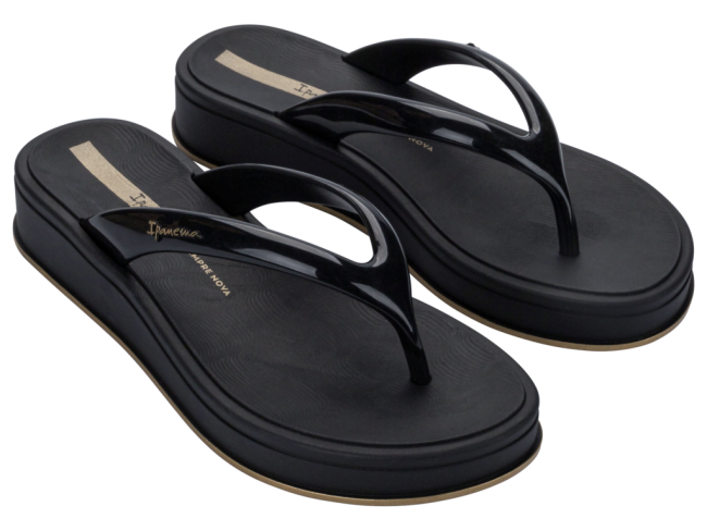 IPANEMA GLOW UP - BLACK/BLACK/GOLD