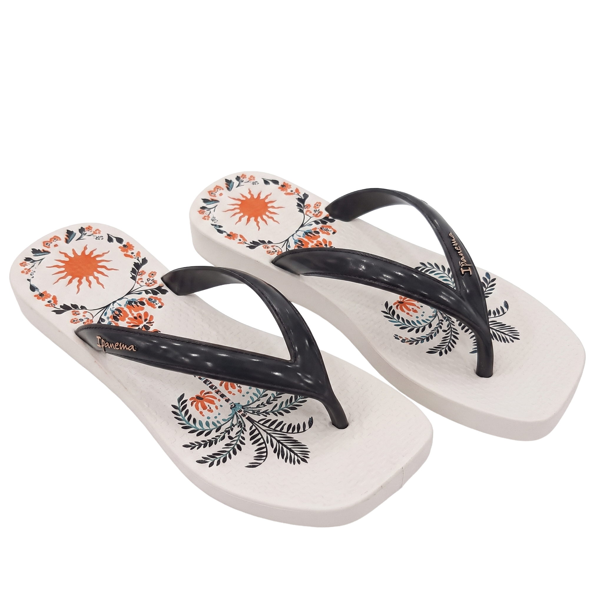 IPANEMA PLUMA PRINT - BEIGE/BLACK/ORANGE